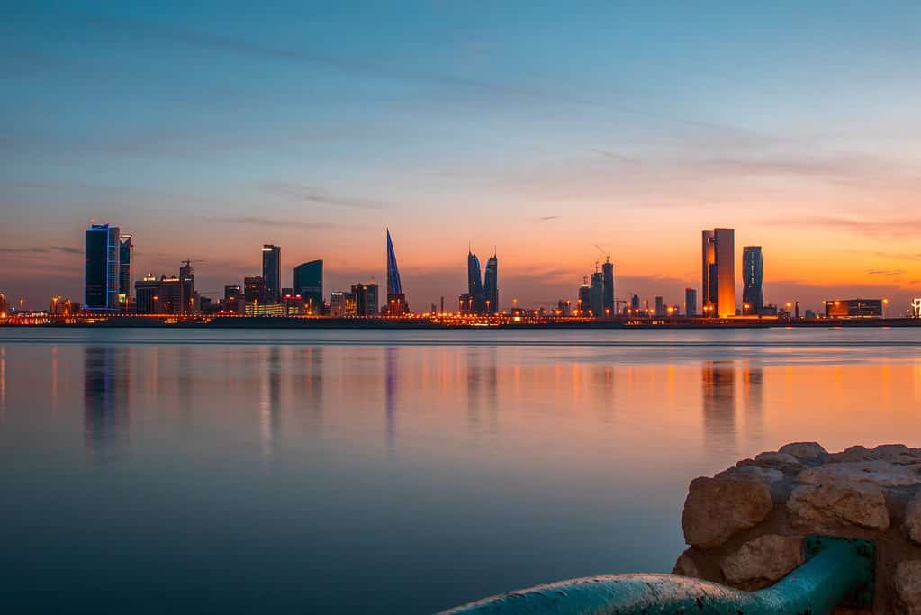 The Manama skyline for the Bahrain document legalisation process blog