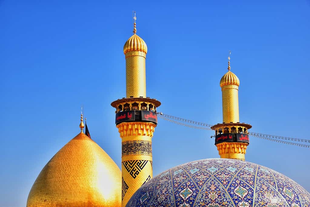 The tops of temples for Iraq for the Iraqi embassy in London blog