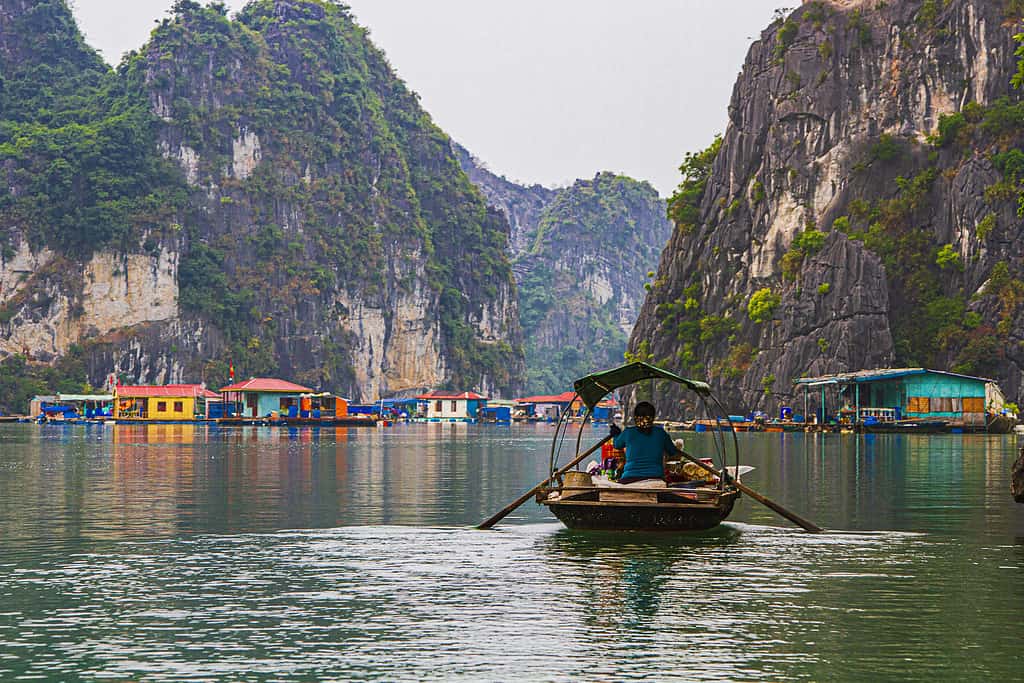 fishing village ha long bay viet nam